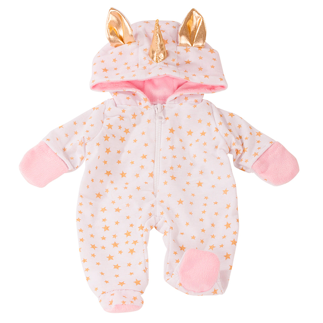 Götz dukketøj, Sparkedragt enhjørning - str. 42-46 cm