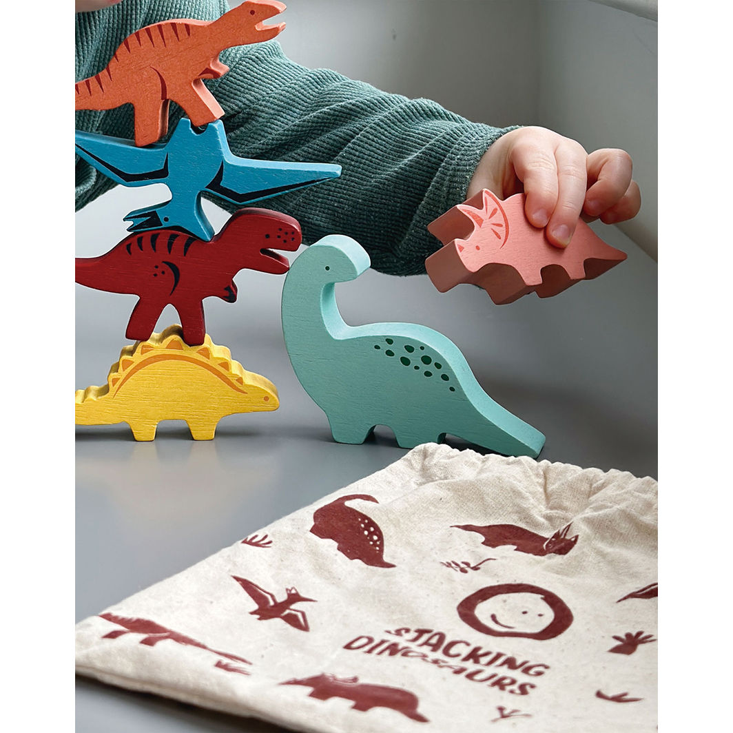 Mentari, Stapelleksaker - Dinosaurier