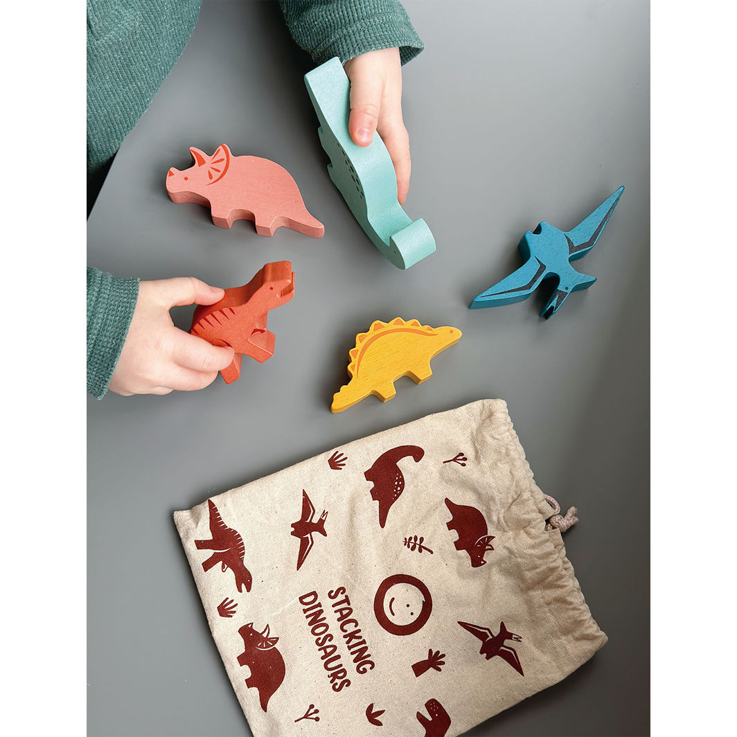 Mentari, Stapelleksaker - Dinosaurier