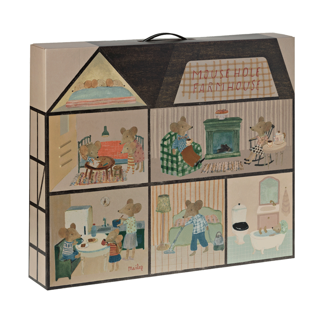 Maileg Mouse hole, dockhus - Musehul Bondhus