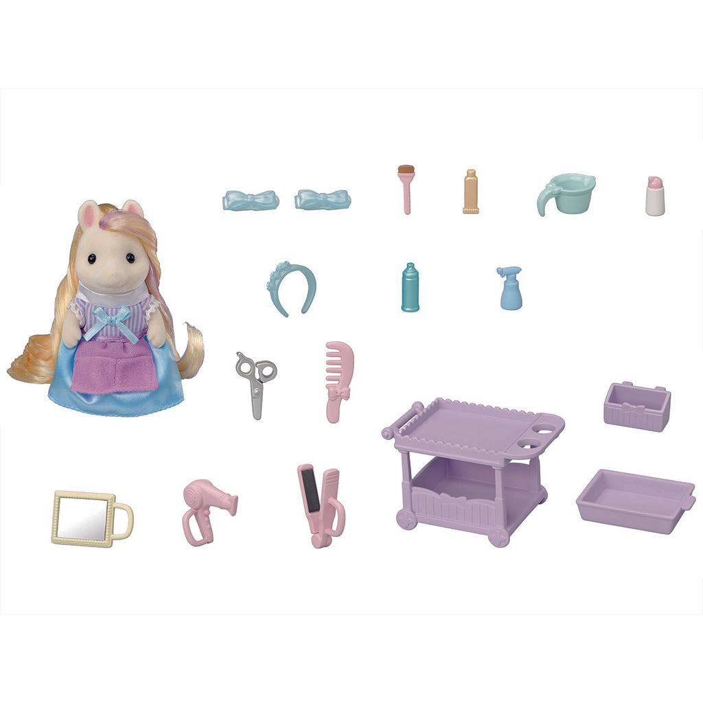 Sylvanian Families, Pony´s frisörstylingset med figur