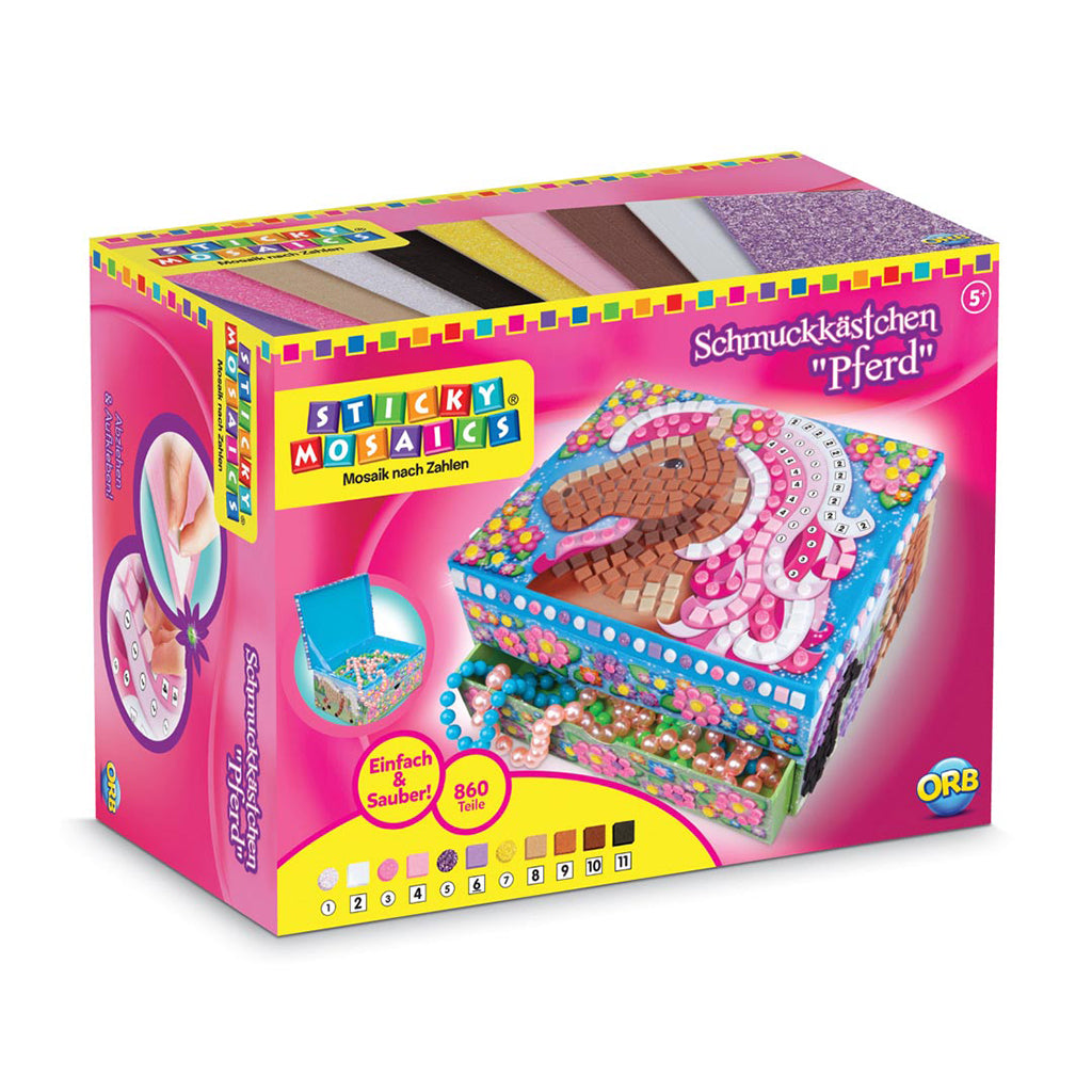 Sticky Mosaics smyckesskrin, Häst