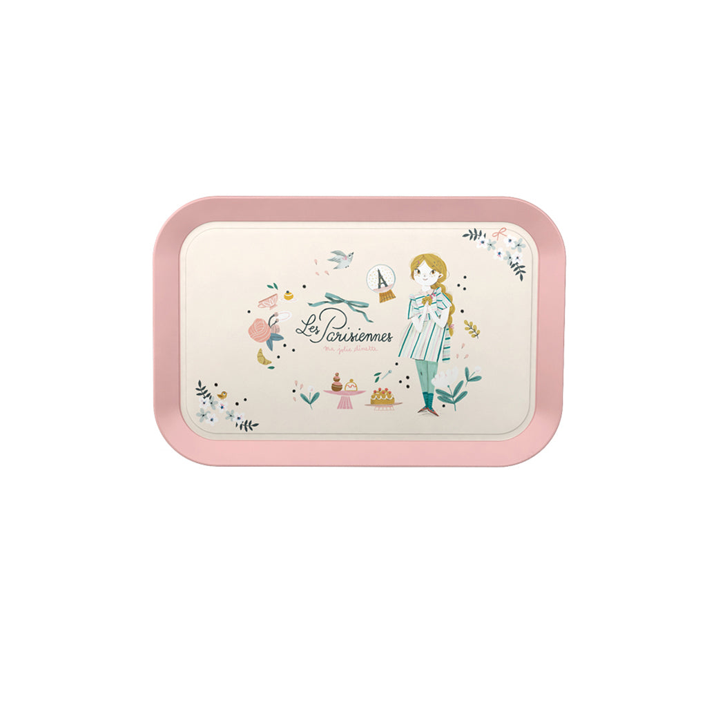 Moulin Roty kuffert med tesæt, 14 delar – Les Parisiennes