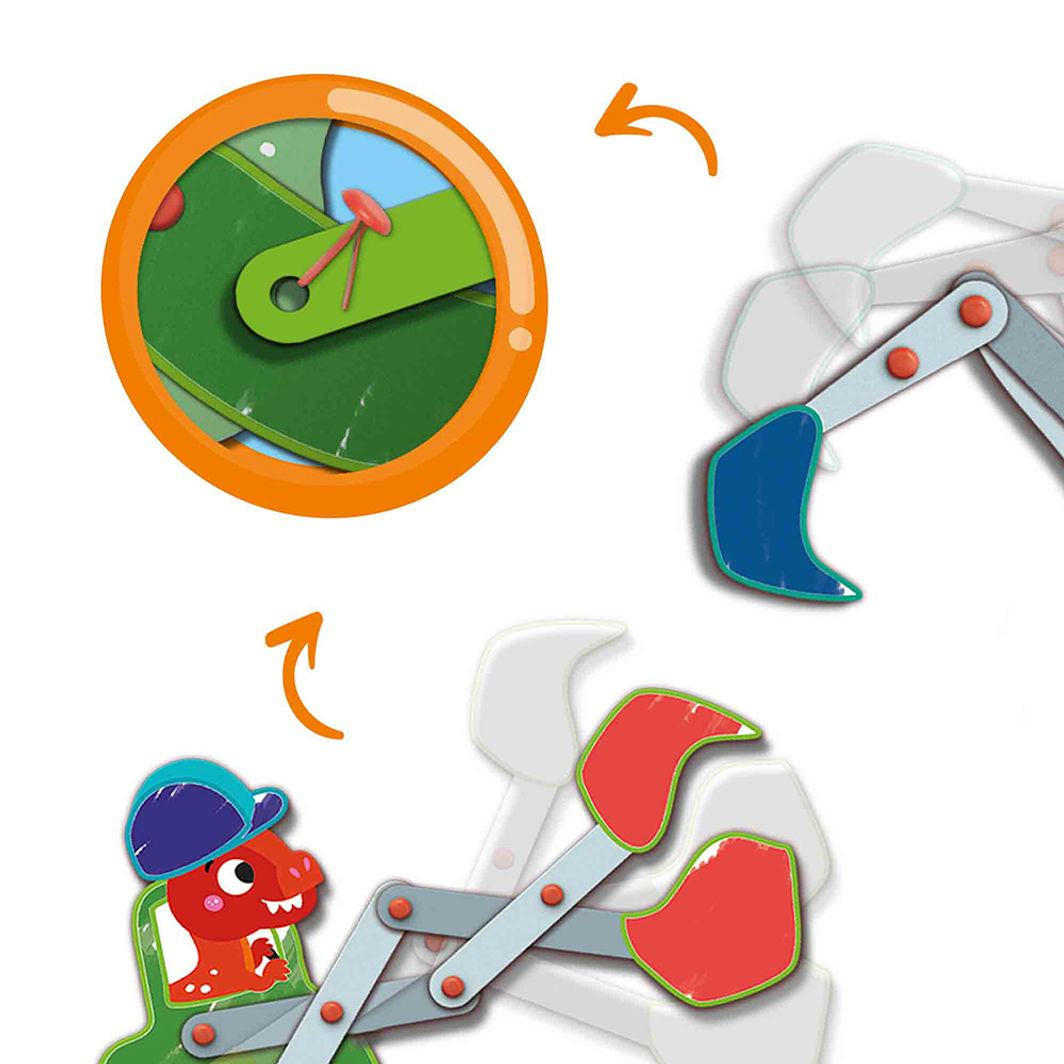 SES Creative Pappersbyggset, Ingenjörsdinosaurier