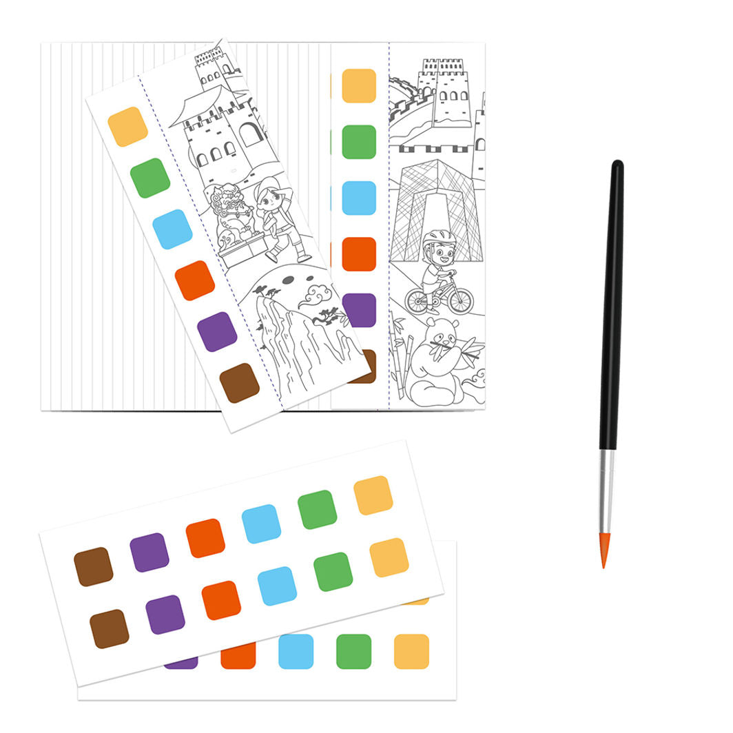 mierEdu, Vattenfärgsmålblock – Globetrotter