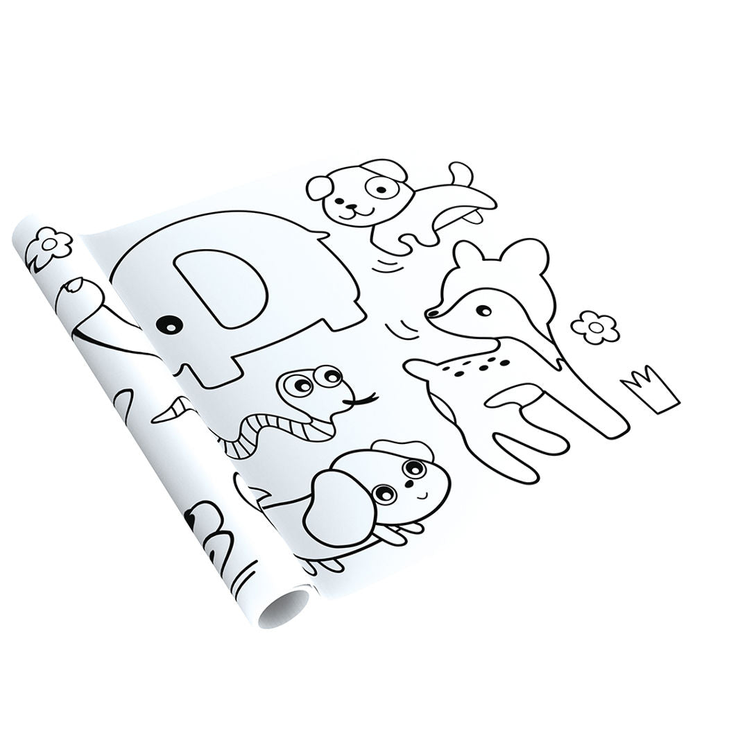 mierEdu, Stort färgläggningsbanner - Djur