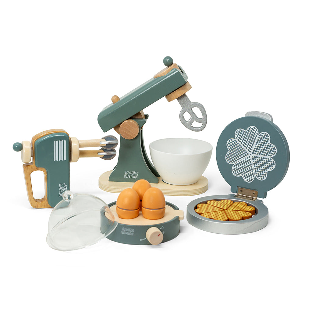 MaMaMeMo mixer med tillbehör - Emerald green