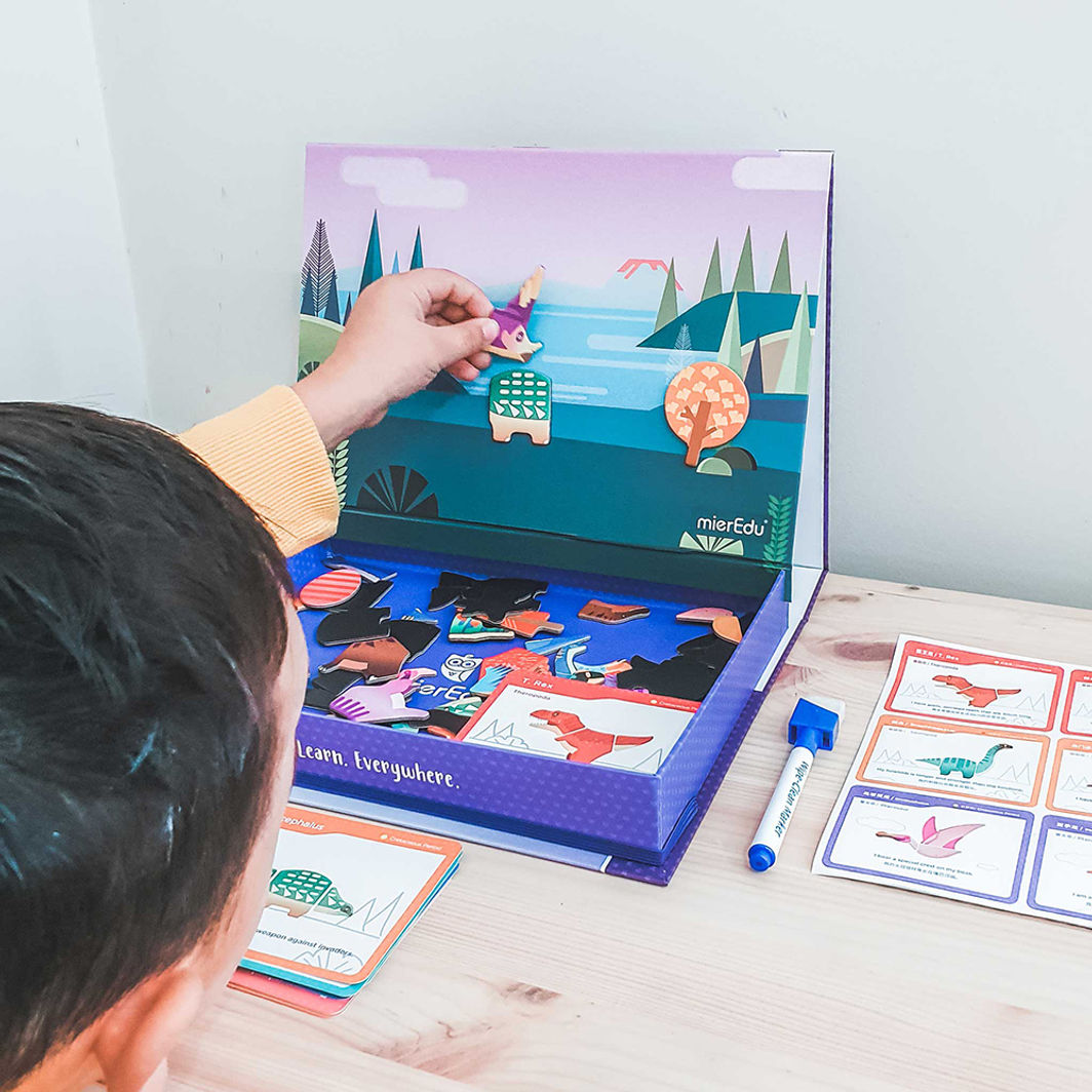 mierEdu, Magnetisk lekset - Dinosaurier