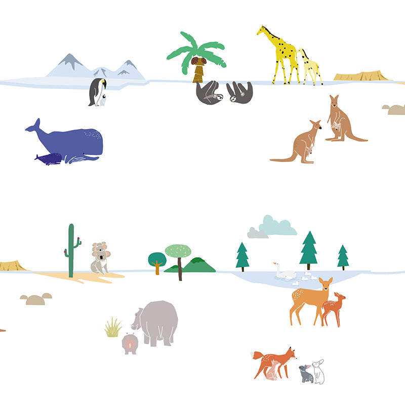 Mimi Lou väggdekor bård, Runt om i världen