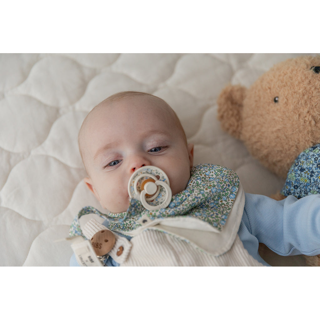 Bibs Liberty, 2-pack Colour, nappar i naturgummi, str. 2 - Eloise - Sage Mix