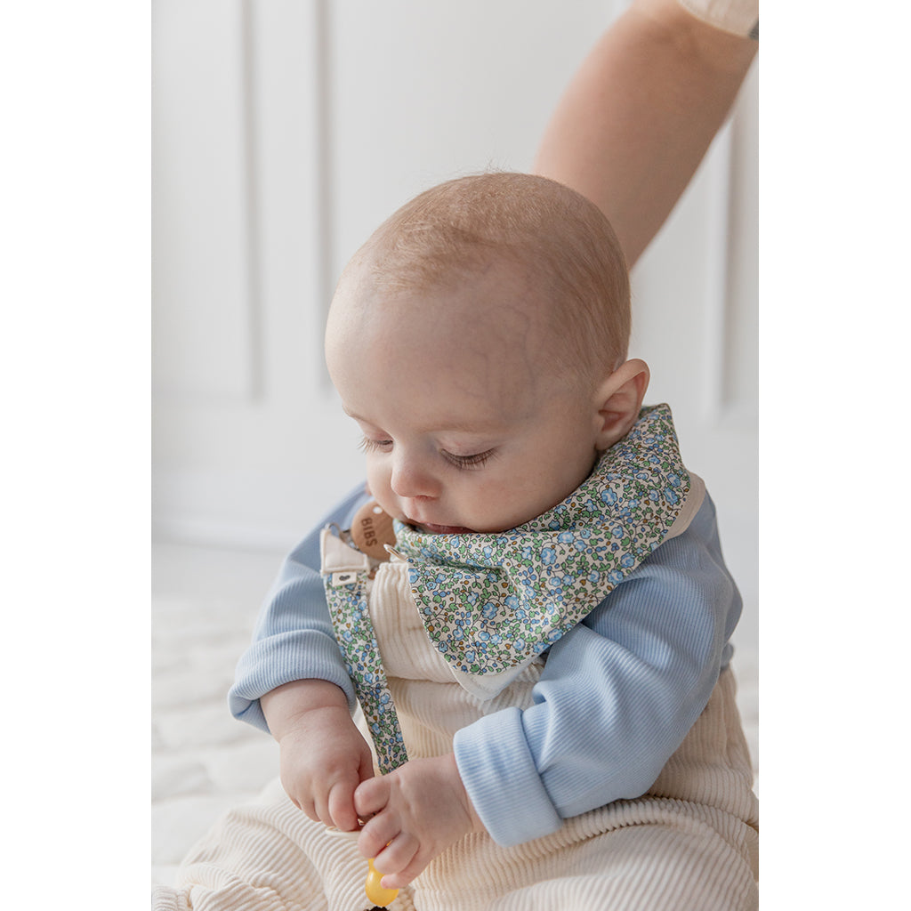 Bibs Liberty, 2-pack Colour, nappar i naturgummi, str. 2 - Eloise - Sage Mix