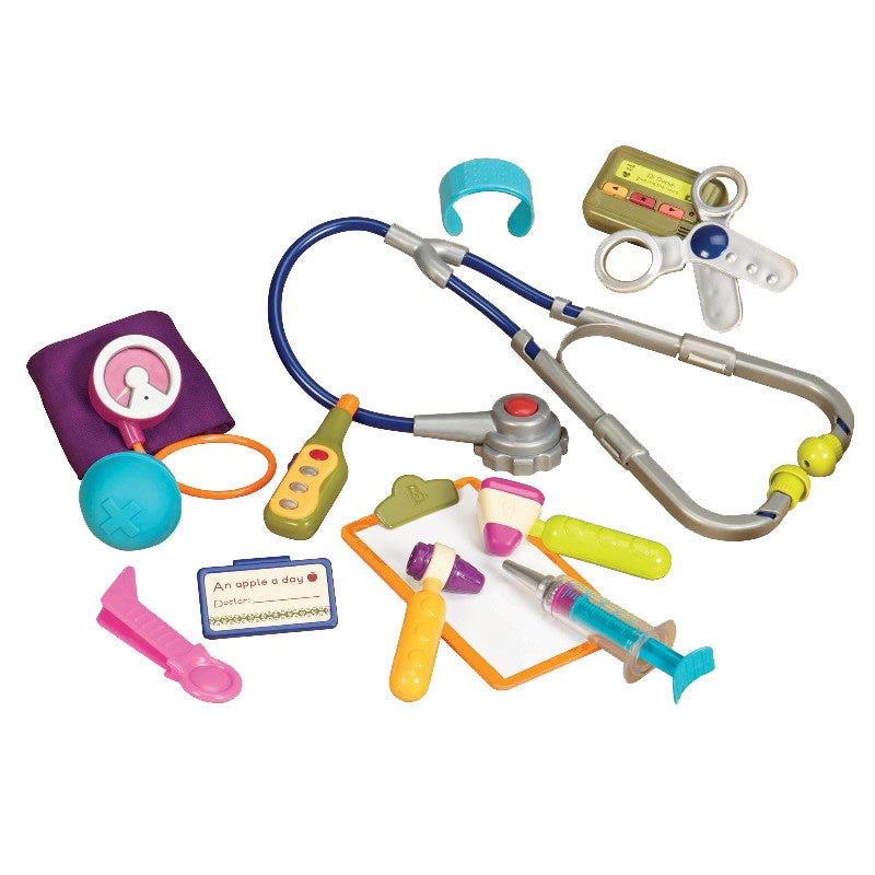 B Toys Lægetaske hvor indholdet er vist