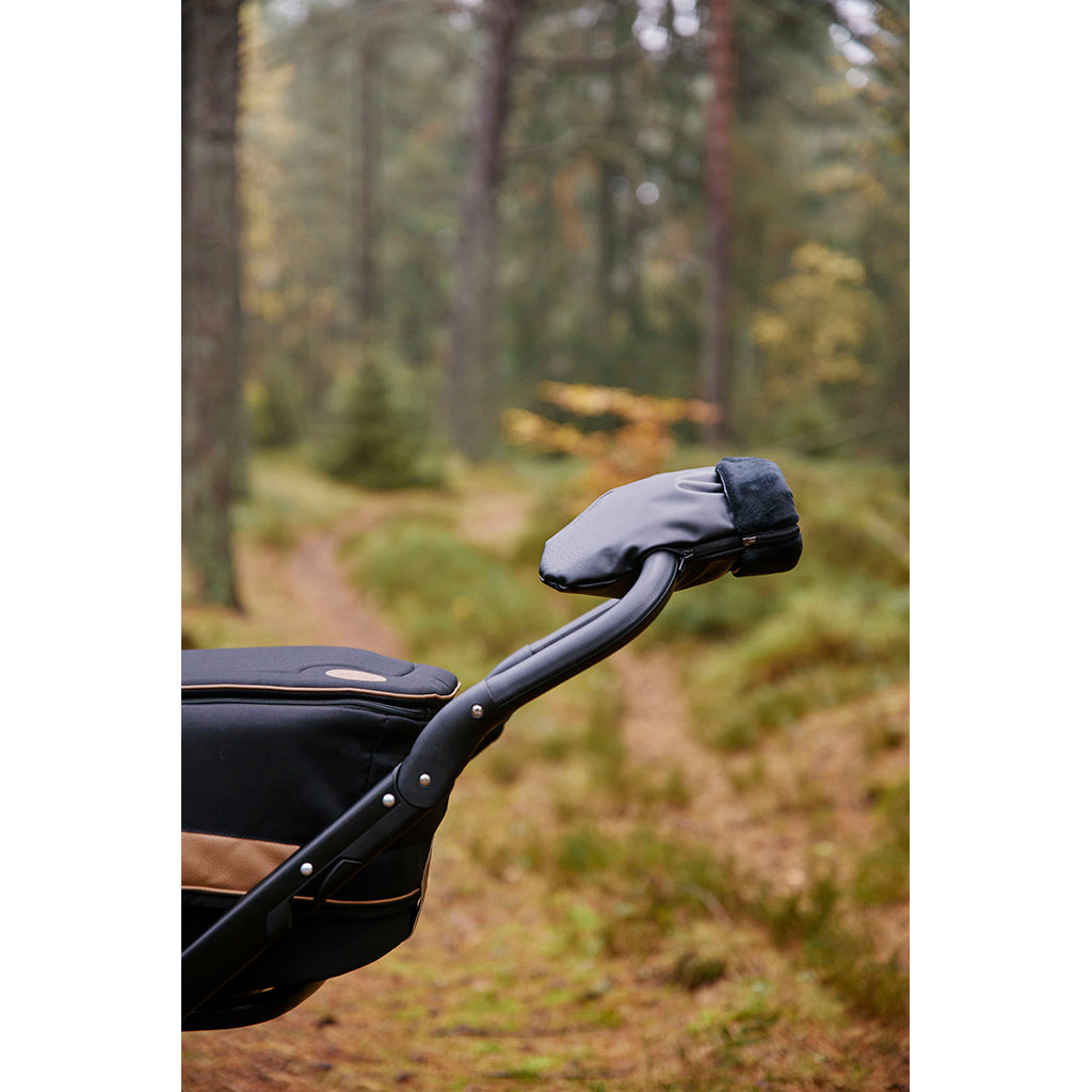 KongWalther barnvagnshandskar, Østerbro handskar - Black Fur