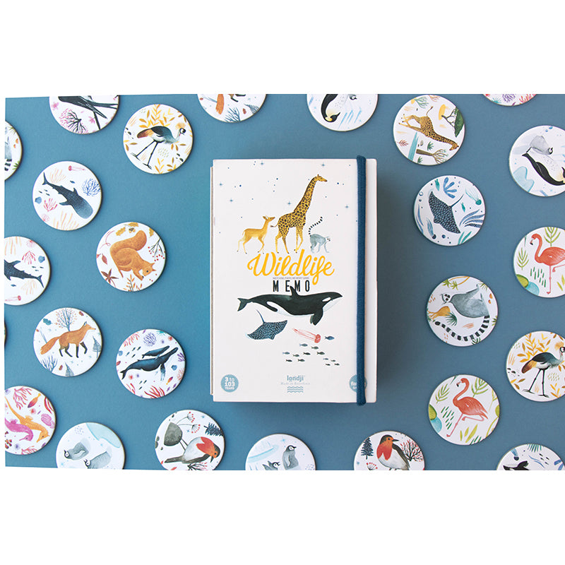 Londji memoryspel, Wildlife – 32 bitar