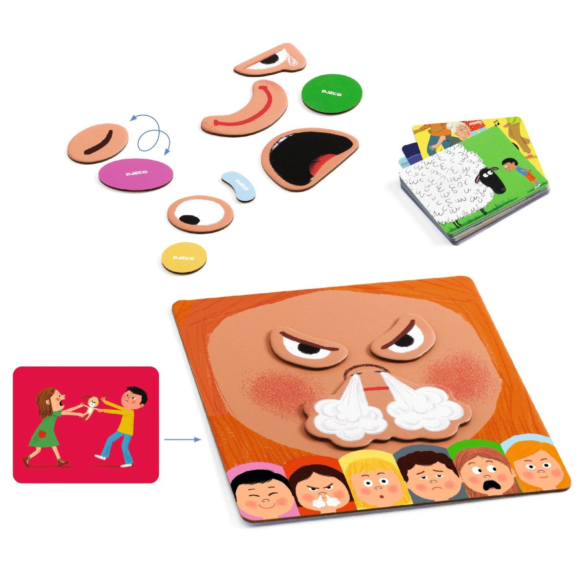 Djeco Lærespil, Følelser DJ08196