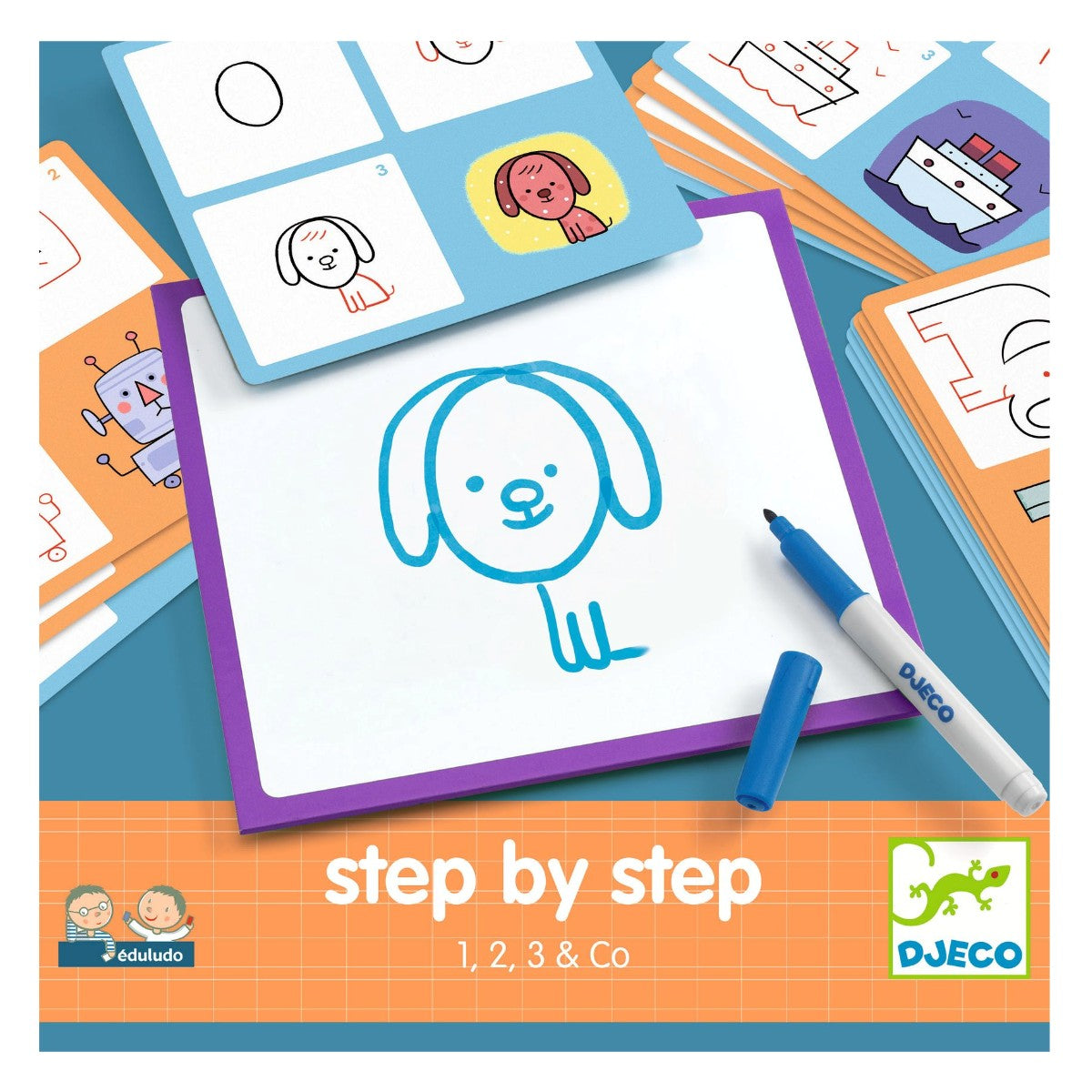 Djeco Lærespil, Trin for trin 1, 2, 3 & co.