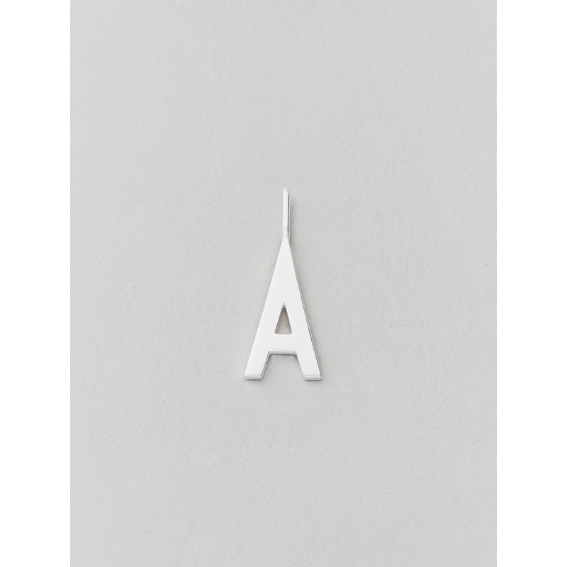 Design Letters smyckesberlock, 16mm matt silver bokstav - A-Z