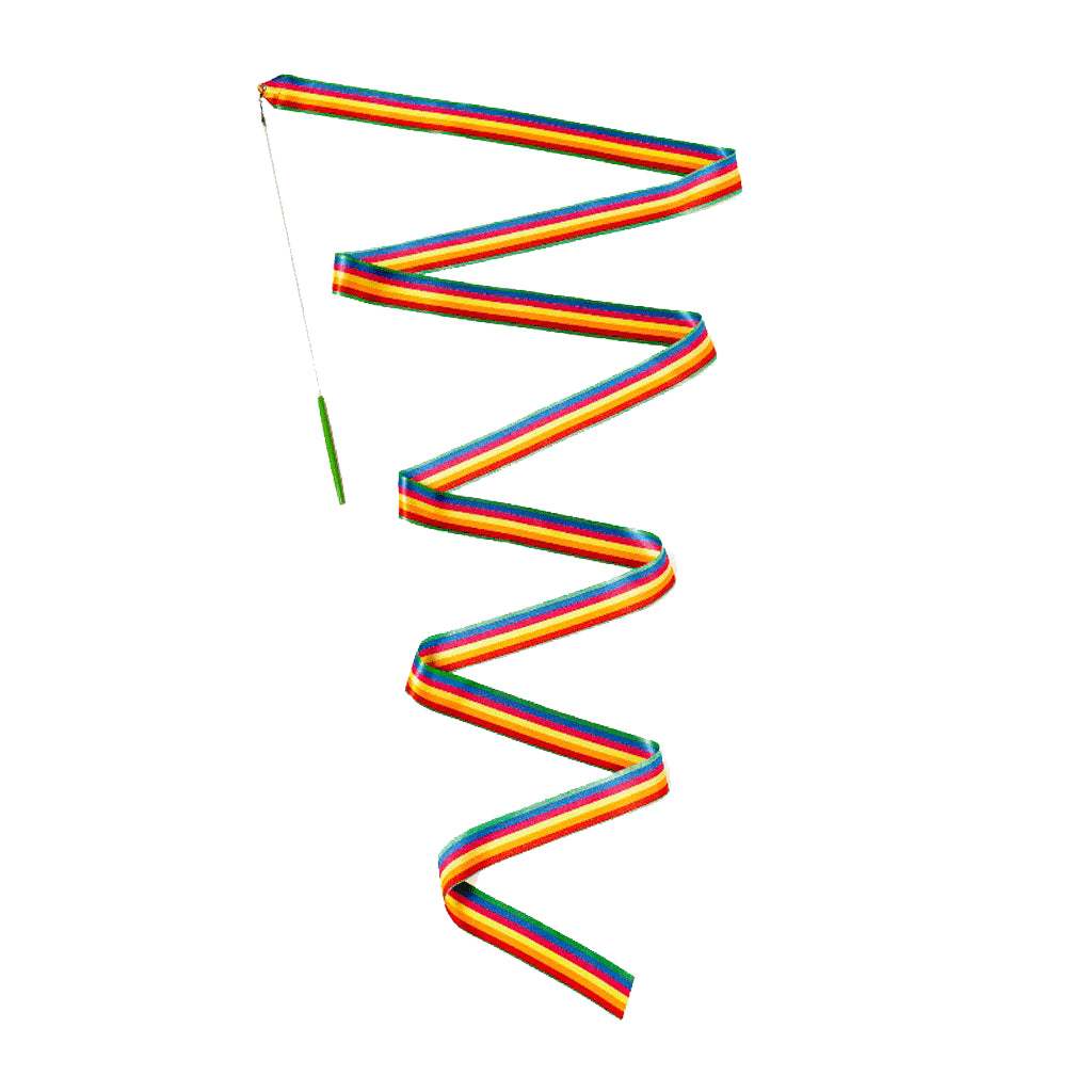 Djeco vimpel til gymnastik - regnbuefarvet