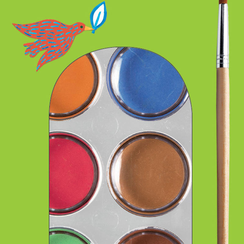 Djeco farvelade med 12 farver