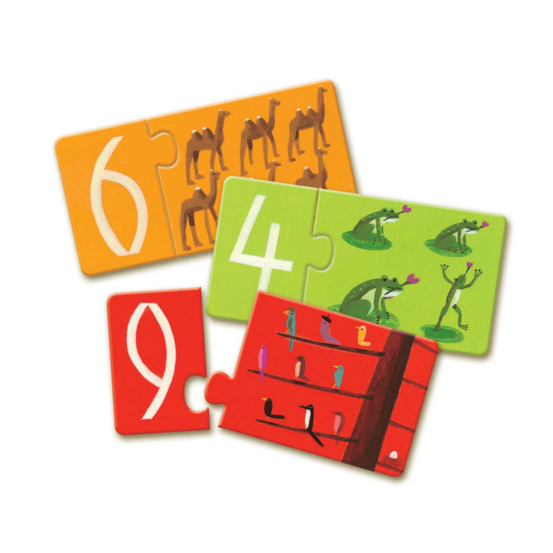 Djeco puslespil duo, tal