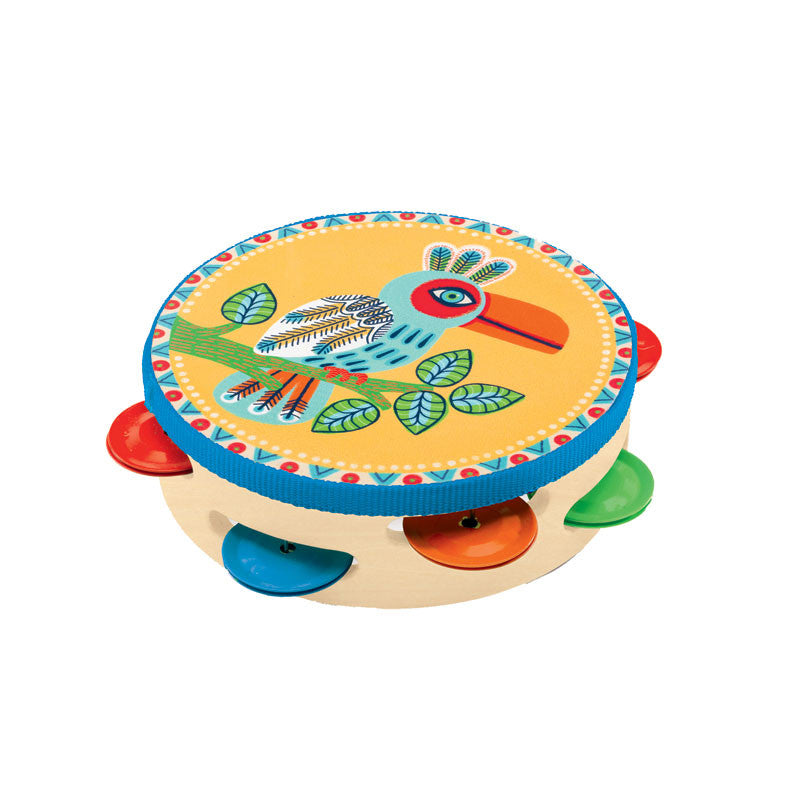 Djeco tamburin i træ