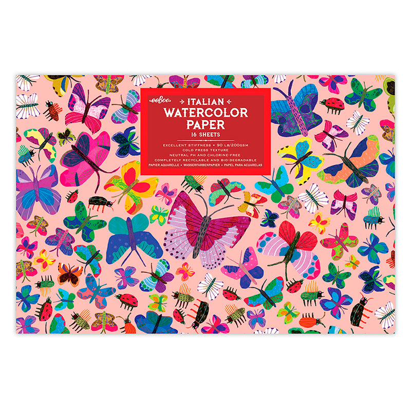 Eeboo akvarelpapir, Sommerfugle