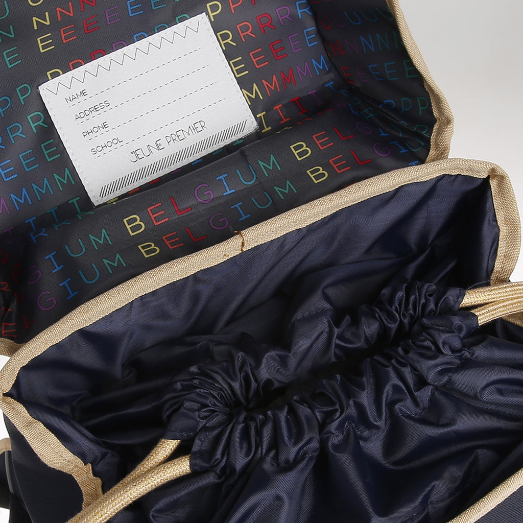 Jeune Premier Ergonomisk ryggsäck, Unicorn Gold – För barn mellan 6 och 10 år