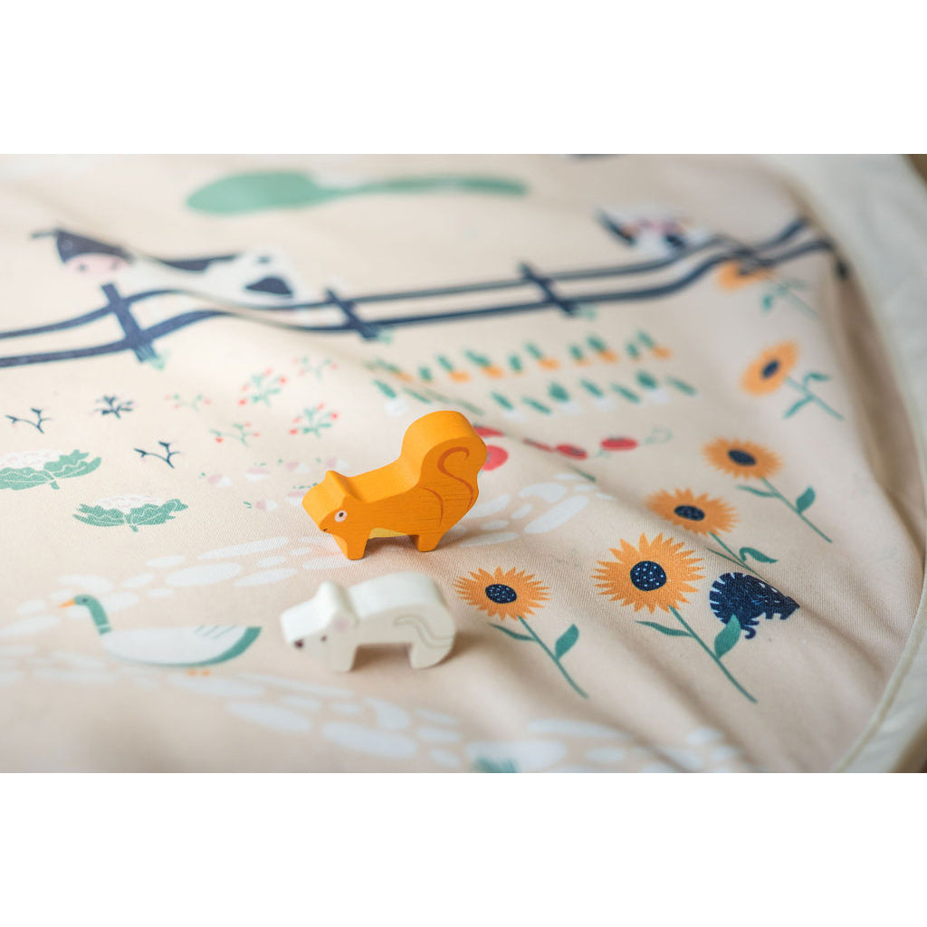 Play&Go Två-i-ett matta, Farm