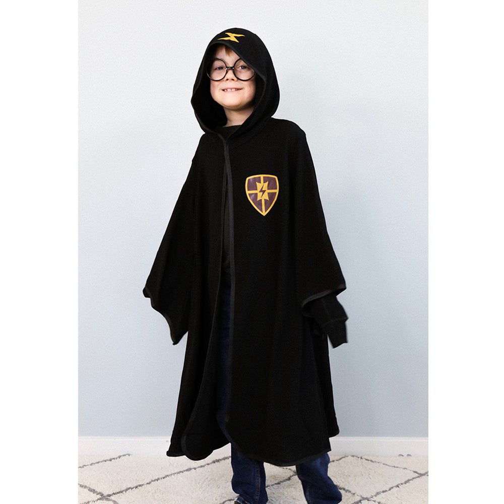 Great Pretenders Trollkarlskappa och glasögon - stl. 5-6 år