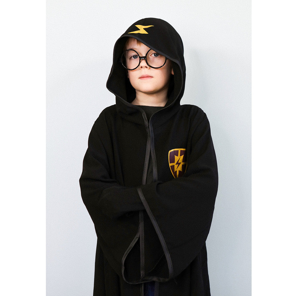 Great Pretenders Trollkarlskappa och glasögon - stl. 5-6 år