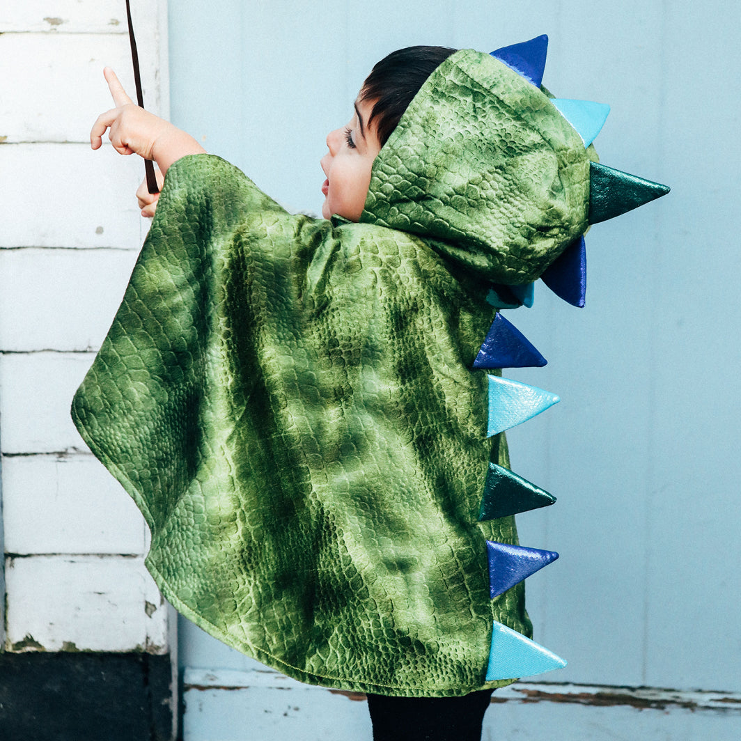 Great Pretenders udklædning dyrekostume til de mindste, Drage kappe - str. 1-3 år