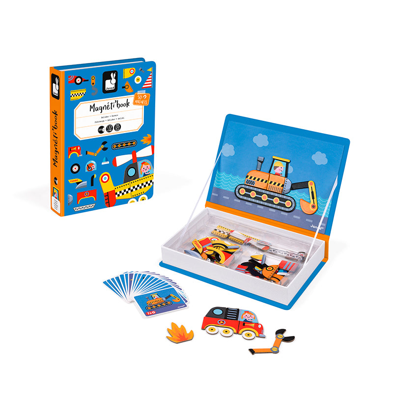 Janod magnetbok, Fordon