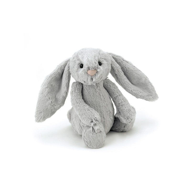 Jellycat Bamse, Bashful kanin, grå - 18 cm
