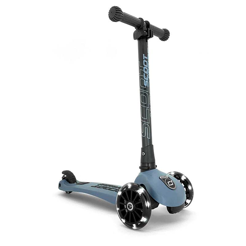 Scoot and Ride Highway Kick 3, sparkcykel – LED Steel