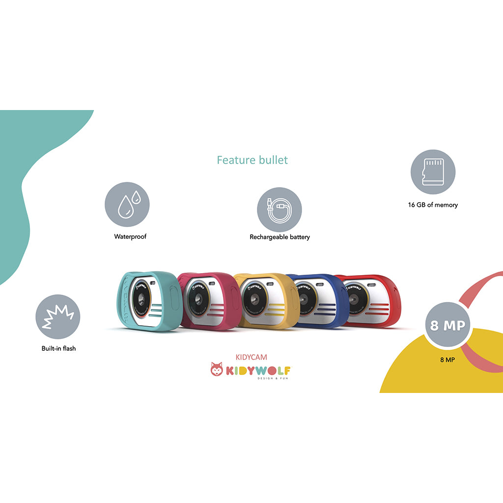 Kidycam barnkamera, 32 GB, vattentät - Orange