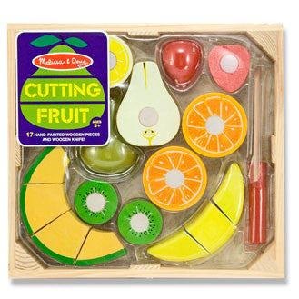 Legemad i træ, frugtsæt til at skære