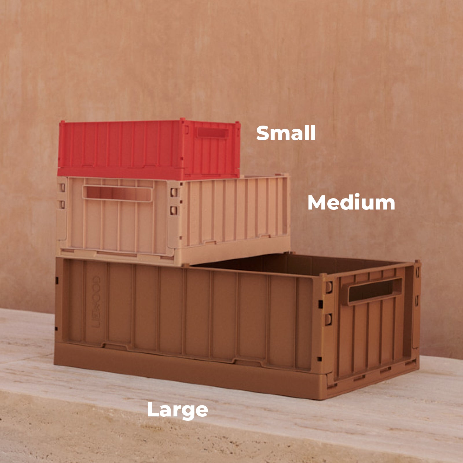 Liewood Weston vikbar låda L - Sandy