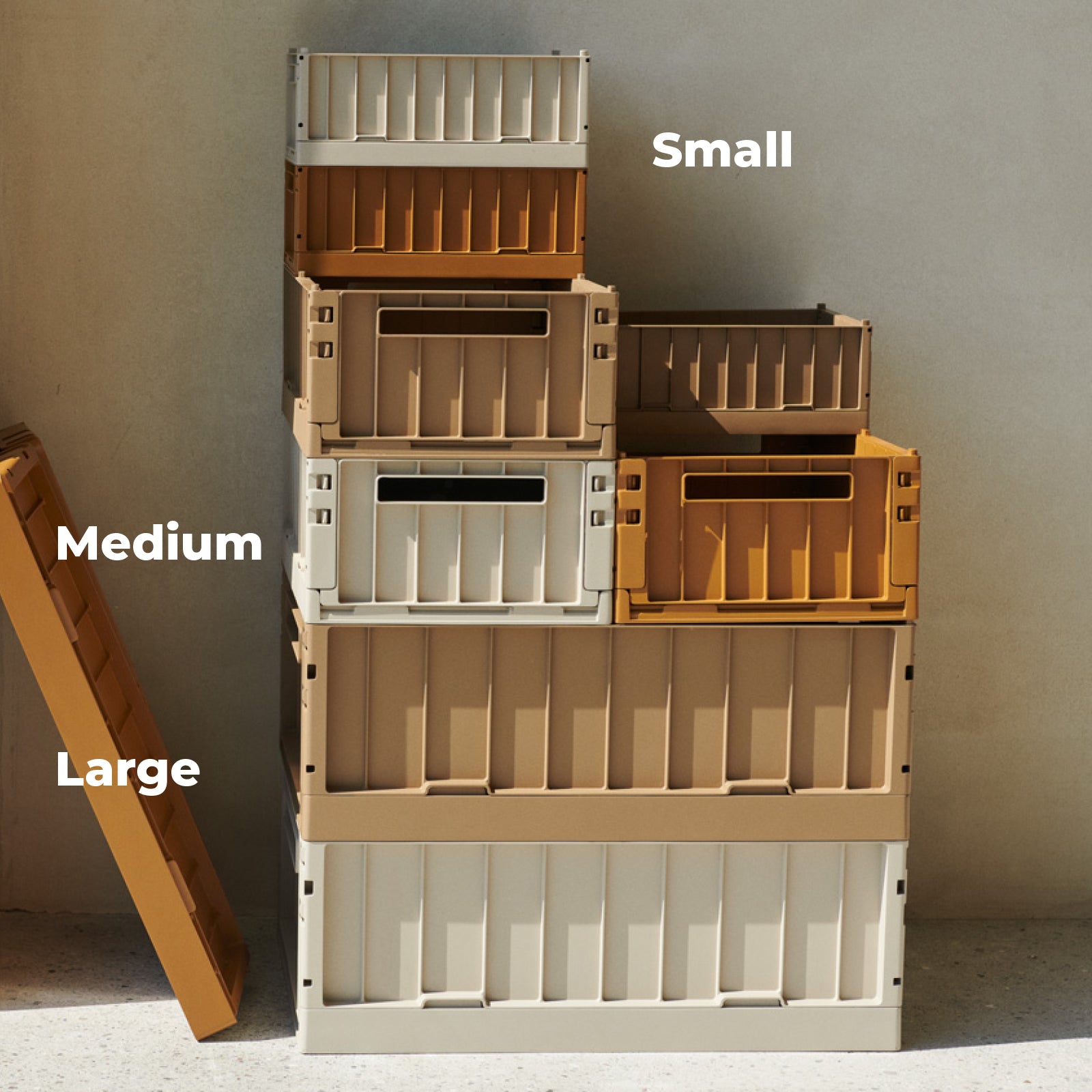 Liewood Weston vikbar låda S, 2-pack - Sandy