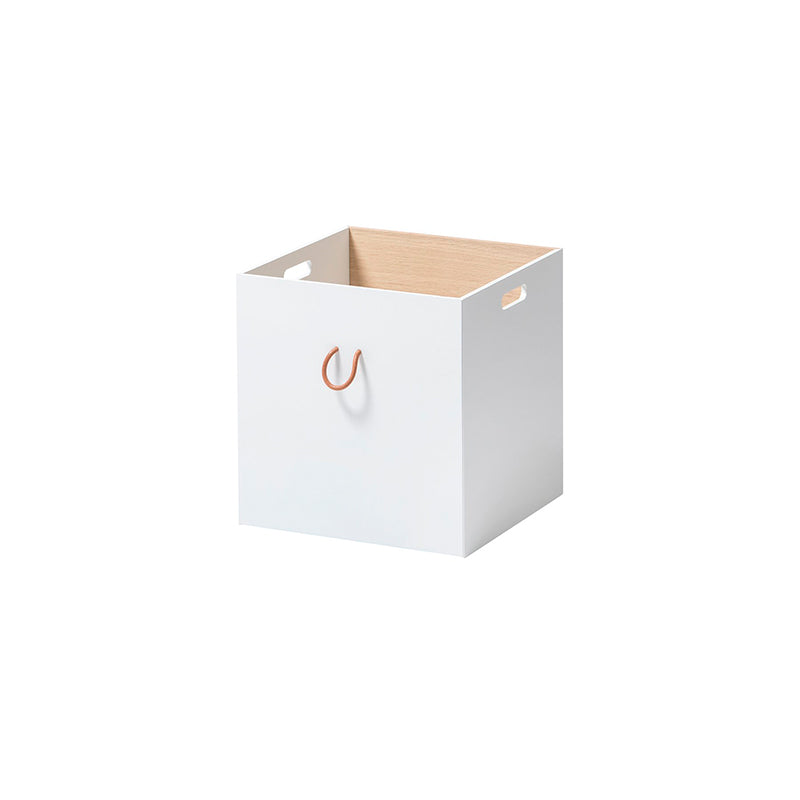 Oliver Furniture Wood förvaringslådor, ek/vit – 2 st