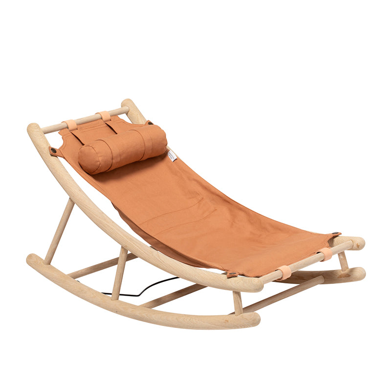 Oliver Furniture, Wood Baby & Junior gungstol – Ek/caramel