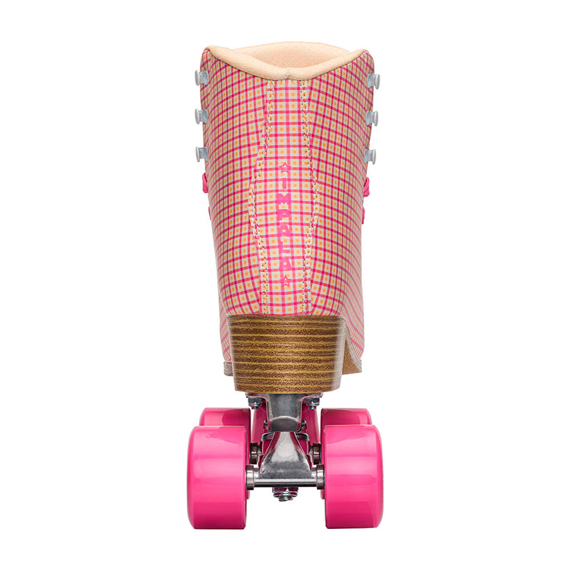 Impala rullskridskor för barn, Pink Tartan - strl. 35-40