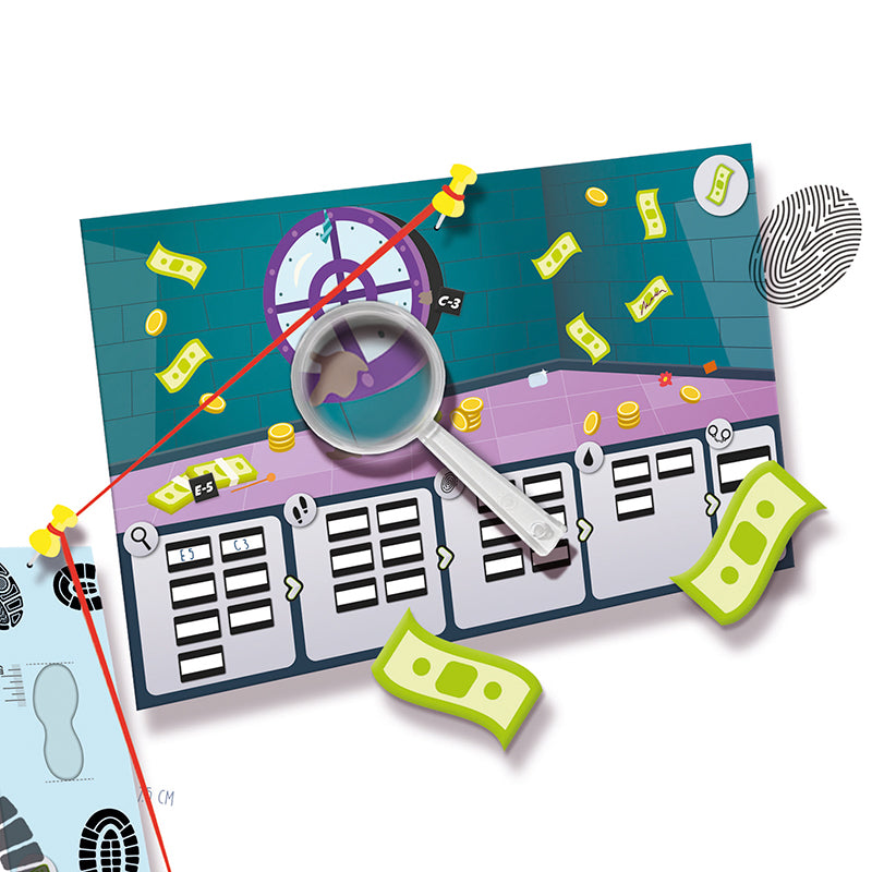 Ses Explore, Kriminalkommissarie - Lös fem fall