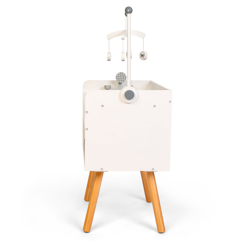 By Astrup docktillbehör, skötbord i trä med badkar