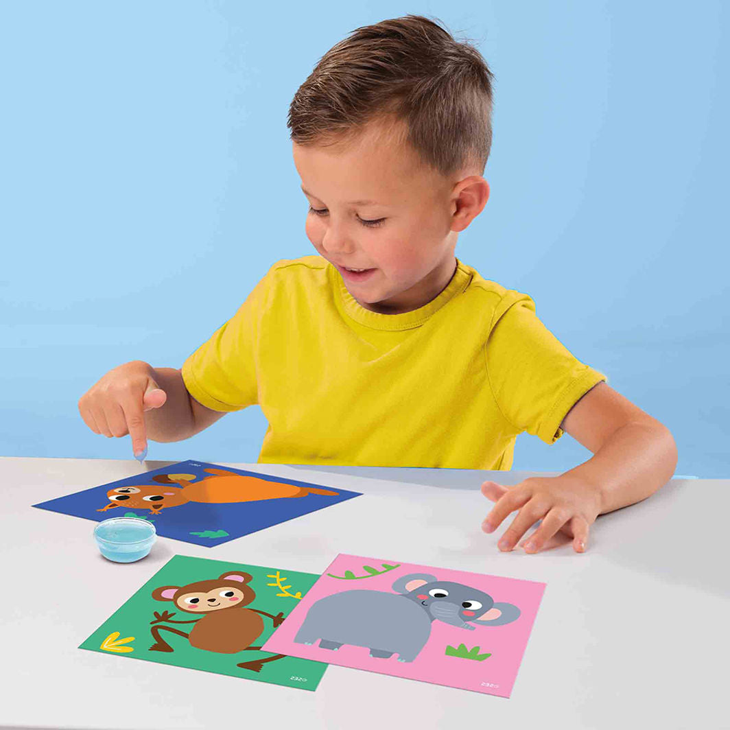 SES Creative Mitt första kreativa set, Djurens svansar - Från 1–4 år