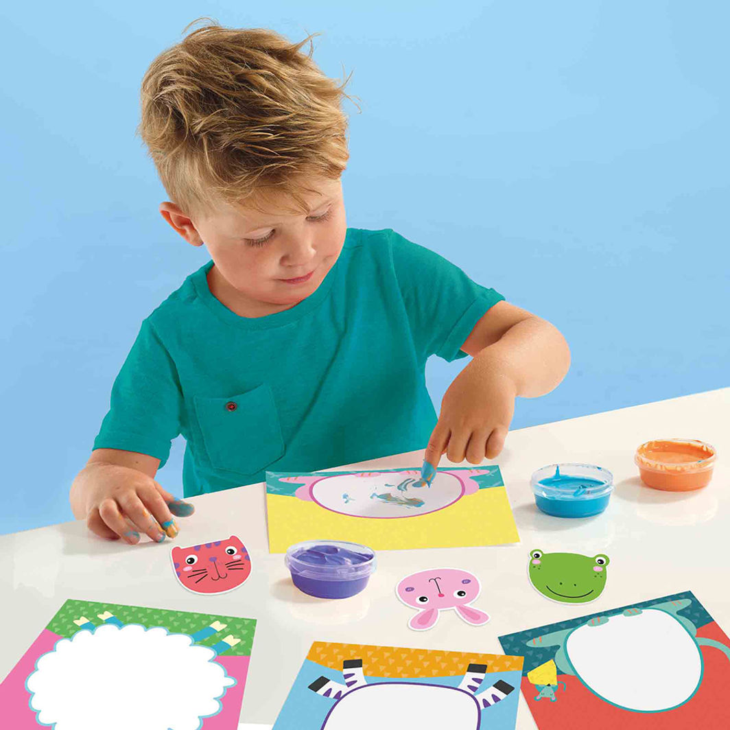 SES Creative Mitt första kreativa set, Fingermålning, djur - Från 1-4 år