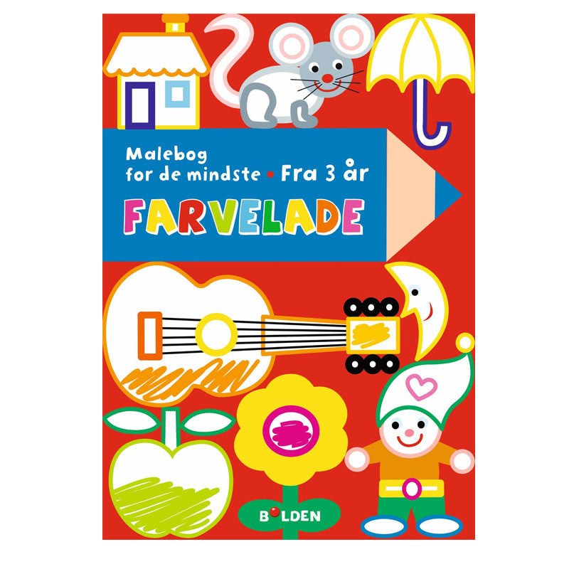 Farvelade, malebog for de mindste - fra 3 år