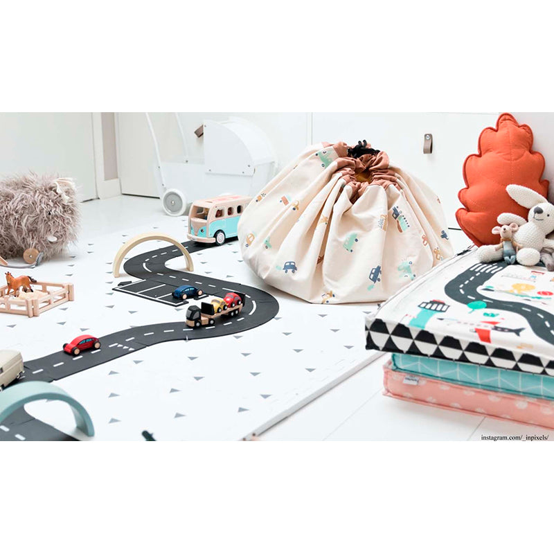 Play&Go Två-i-ett matta, Big cars