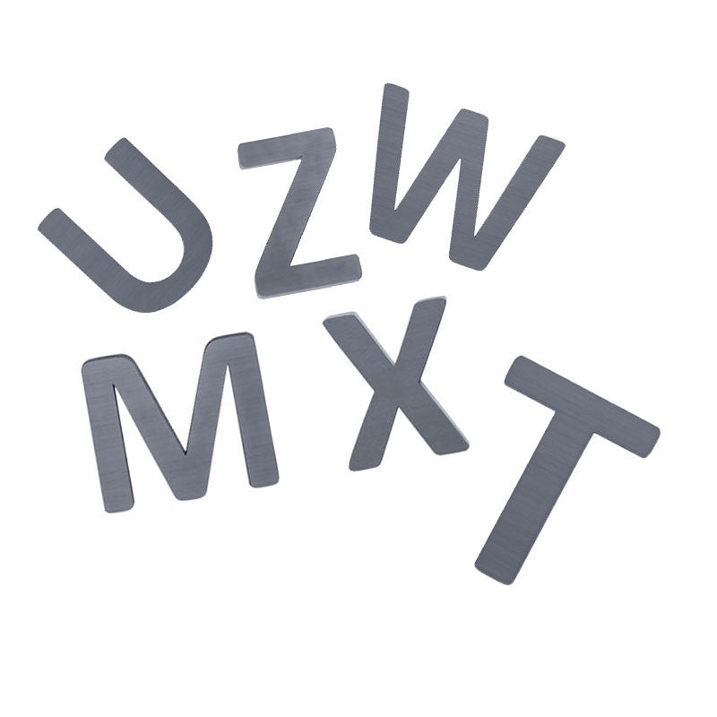 Bokstäver i trä, A - Ö - grå - produkten utgår