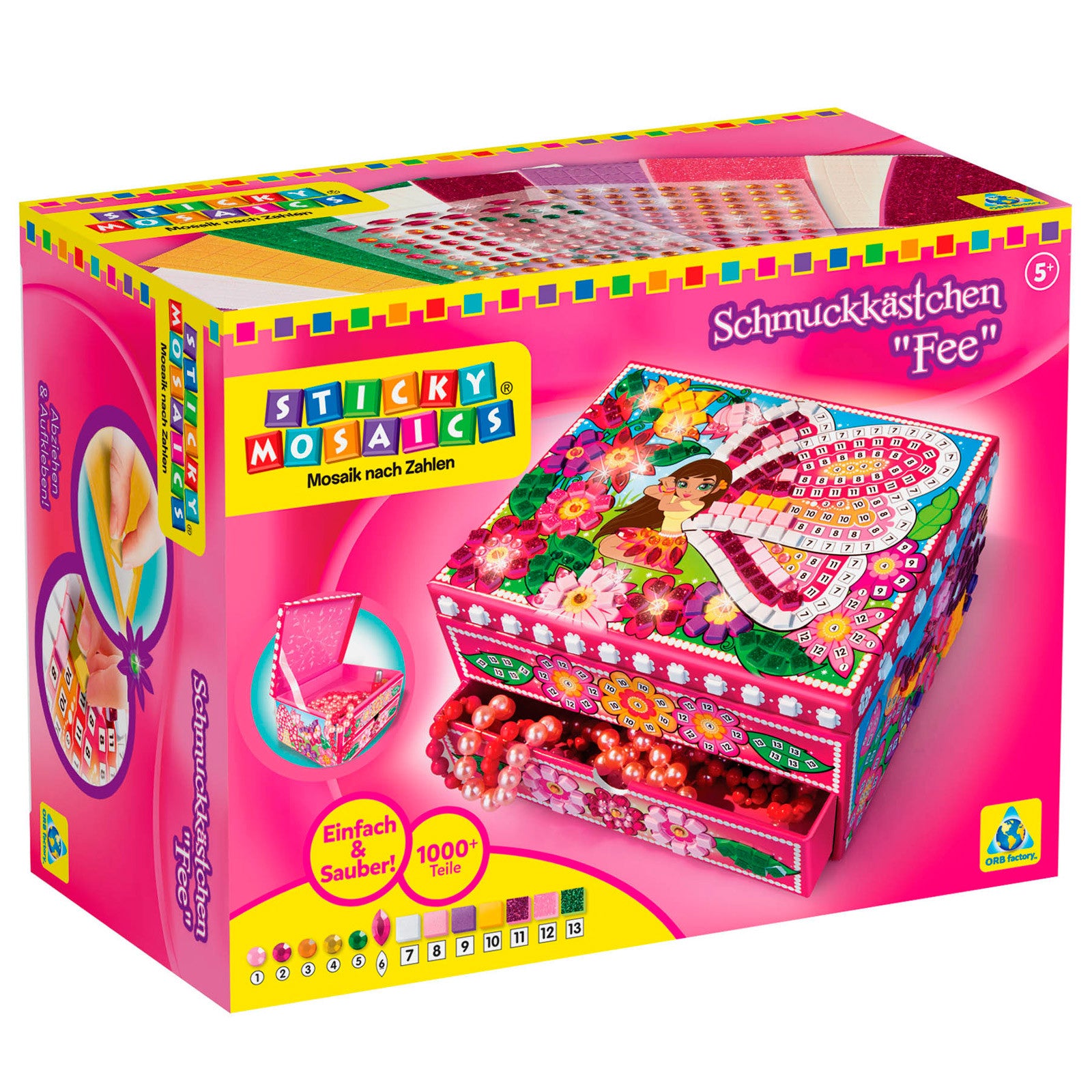 Sticky Mosaics smyckesskrin - Fe