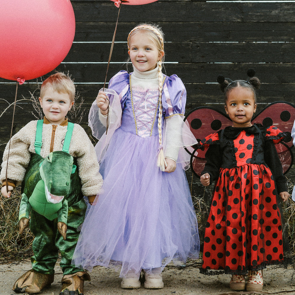 Den goda Fen, Prinsessklänning, Rapunzel - Str. 2-8 år